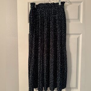 Dark Green Polka Dot Skirt